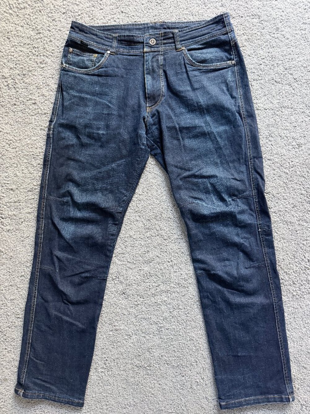 KUHL Rydr Jeans 34x32 Dark Wash Blue Denim Trail Hiking Active Style 5141